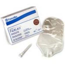 Sur-Fit Transparent Urostomy Pouch with Tap Flange, Box of 10